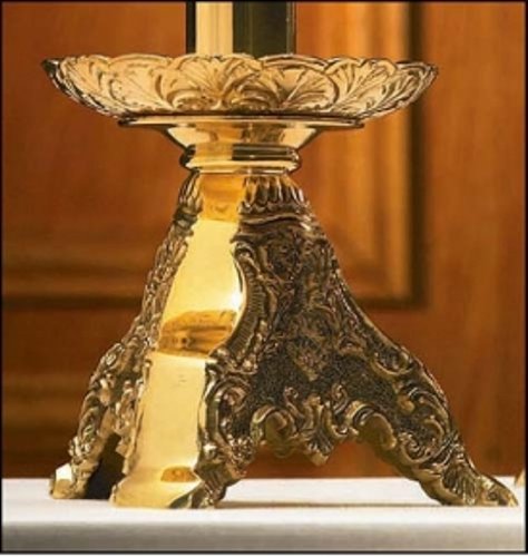 【中古】【未当てはめる・未開封品】Roma寄せあわせPolished Brass Short Altar Candlestick、8in