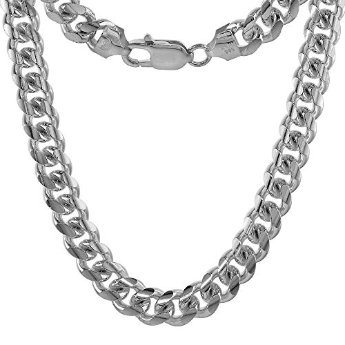 楽天市場】マイアミキューバンチェーン ネックレス ジルコニア