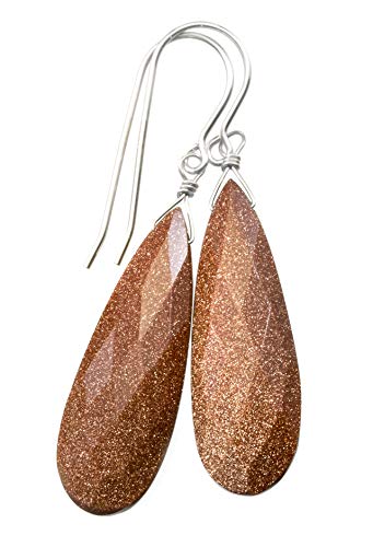 【中古】【未当て嵌める・未開封品】ゴールドストーンイヤリングLong RoundedしずくGolden Sparkle Briolettes