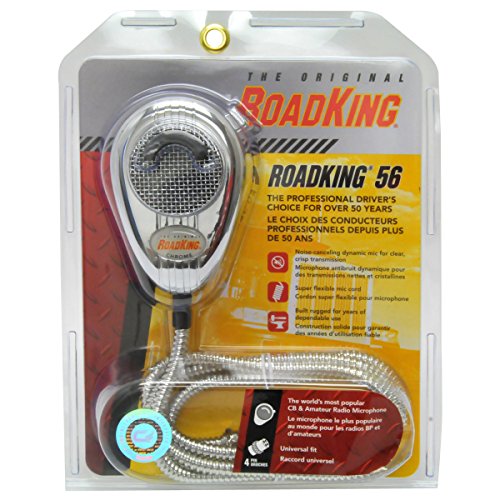 【中古】【未使用・未開封品】RoadKing rk56chss 4?- PinダイナミックNoise Canceling CBマイククローム＆クロームコード
