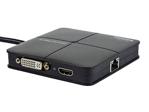 【中古】【未当てはめる・未開封品】Monoprice 112631 USB 3.0 マルチポートアダプタ DVI、HDMI、ギガビットイーサネット付き添い人