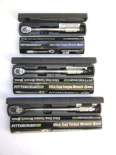 【中古】【未使用・未開封品】トルクレンチ 3 1/4 3/8 1/2 ドライブクリックタイプ スナップソケット (3)