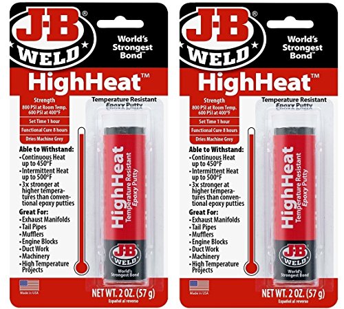 【中古】【未使用・未開封品】J-B Weld 8297 高熱500度エポキシパテ - 2オンズ 2 Pack 8297
