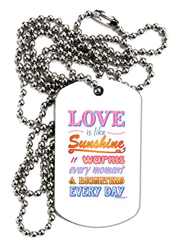 【中古】【未使用・未開封品】TooLoud LOVE IS LIKE SUNSHINE???Quote大人用犬タグチェーンネックレス 23,774円