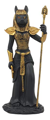 【中古】【未使用・未開封品】Ancient Egyptian Theme Feline Goddess Bastet Ubasti Cat Human Form Figurine