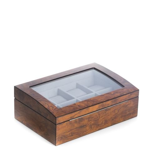 【中古】【未使用・未開封品】bey-berk Wood Watch Case ブラウン BB680BRL｜AJIMURA-SHOP