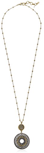 【中古】【未使用・未開封品】[ラッキーブランド]Lucky Brand Two Tone Tribal Pendant Necklace, 30\