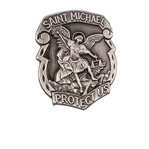 【中古】【未当て嵌める・未開封品】聖マイケル・保護することUSラペルピンシルバー2仕掛けるお巡りさん、ミリタリー