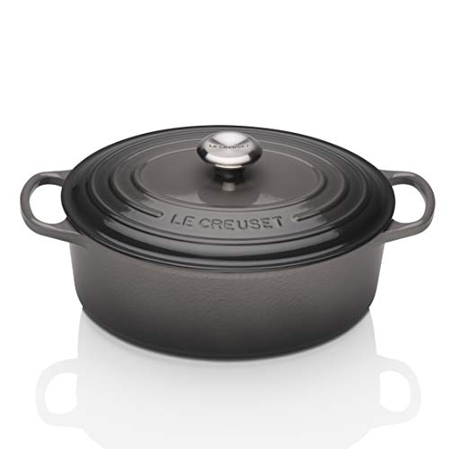 【中古】【未使用・未開封品】Le Creuset フレンチオーブン シグネチャー ほうろう鋳鉄製 5クオート 楕円形 5クォート 0024147269946