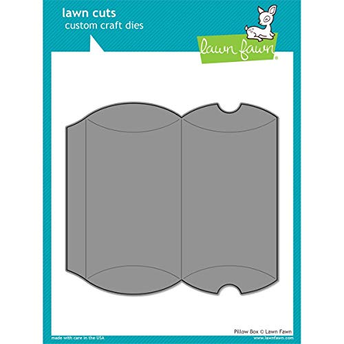 【中古】【未使用・未開封品】Lawn Fawn Lawn Cuts Custom Craft Die - LF985 Pillow Box by Lawn Fawn