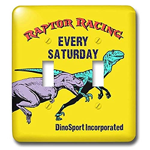 【中古】【未当て嵌める・未開封品】3drose LSP 219407?_ 2面白おかしい恐竜ラプターRacing onひな型黄味がかった周囲の状況???ダブルうつり変わり取り替えっこ