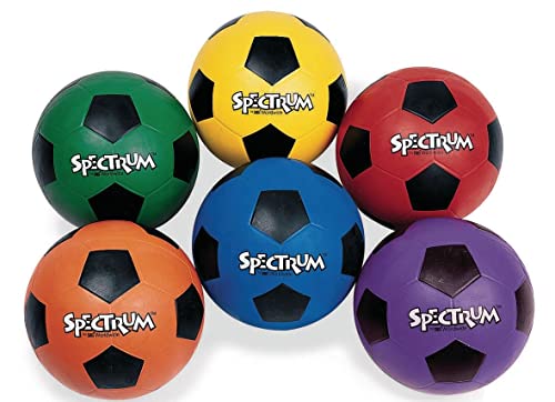 【中古】【未使用・未開封品】Spectrum Rubber Soccer Ball, Size 5-BLUE