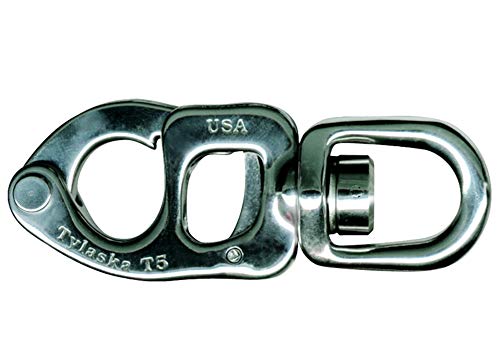 【中古】【未使用・未開封品】(Standard Bail, Polished Stainless) - Tylaska T5 Trigger Release Snap Shackle｜AJIMURA-SHOP