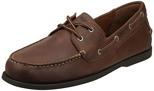 【中古】【未使用・未開封品】Dockers Men's Vargas Leather Handsewn Boat Shoe, Rust, 11 D(M) US