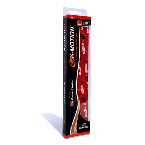 【中古】【未使用・未開封品】Genesis K-Motion Tape 銅インフュージョン付き レッド カット済みパック