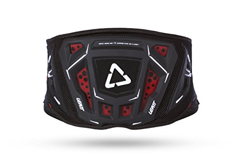 【中古】【未当て嵌める・未開封品】Leatt 3DF 3.5 キドニーベルト (黒いこと、ラージ/XL)