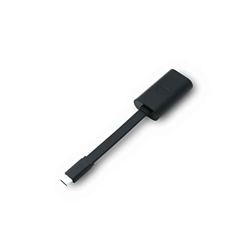 【中古】【未使用・未開封品】DELL 470-ABND cable interface/gender adapter Gigabit Ethernet USB Type-C Black