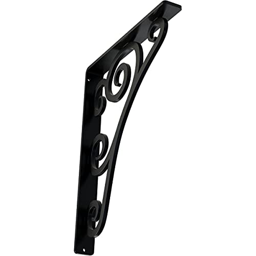 【中古】【未当て嵌める・未開封品】トリスタン鍛鉄鉤括弧 1 1/2\"W x 10\""D x 12\""H (Single center brace) BKTM01X10X12STN 1"
