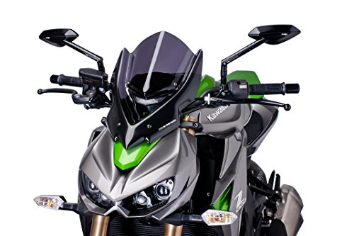 【中古】【未当て嵌める・未開封品】Puig(プーチ) 自動自転車用スクリーンカウル ダークスモーク NEW GENERATION LONG Kawasaki Z1000 (14-15) Puig 7514F