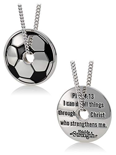 【中古】【未当て嵌める・未開封品】Men \u0027sステンレススチールサッカーボールnecklace-phil 4?: 13
