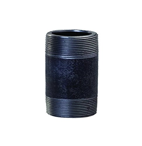 【中古】【未使用・未開封品】Everflow Supplies NPBL3540 長さ4インチ ブラックスチールニップルパイプ継手 呼びサイズ直径3-1/2インチ