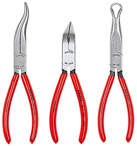 【中古】【未使用・未開封品】KNIPEX Tools - 3 Piece Long Nose Tool Set (38 31 200, 38 71 200, 38 91 200) (9K008012US)