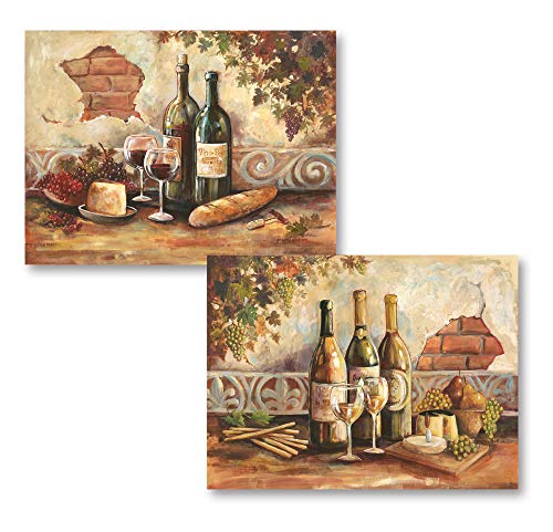 【中古】【未使用・未開封品】Bountifulワイン|素朴なイタリアワインチーズGrapes Vineyard Two 14x11in Poster Prints