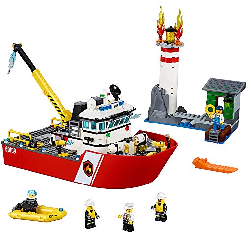 【中古】【未当て嵌める・未開封品】LEGO CITY Fire Boat 60109