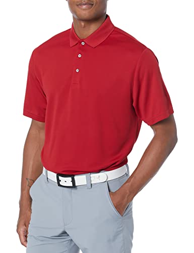 【中古】【未使用・未開封品】PGA TOUR メンズ Big Airflux 半袖ソリッドゴルフポロシャツ チリペッパー L トール