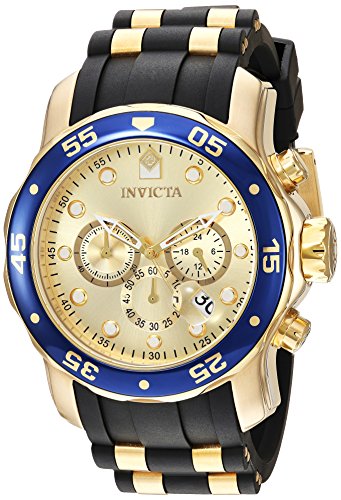 【中古】【未当てはめる・未開封品】インヴィクタ Invicta Men\u0027s 17881 Pro Diver Quartz Multifunction Gold Dial Watch [並行輸入品]
