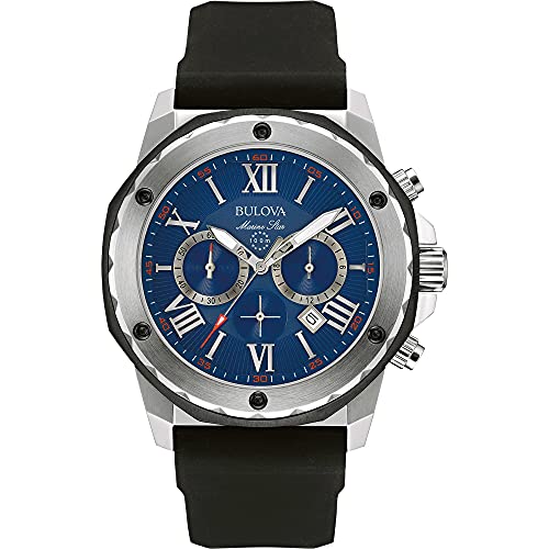 【中古】【未使用・未開封品】Bulova Marine Star Blue 98B258