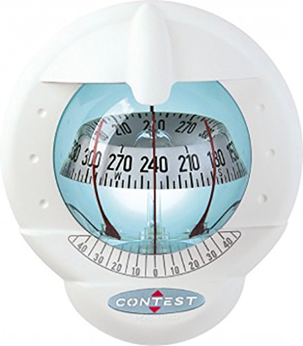 【中古】【未当て嵌める・未開封品】Nautos 51003???Contest 101?compass-vertical mount-white羅針儀with白いことcard- Plastimo 64423