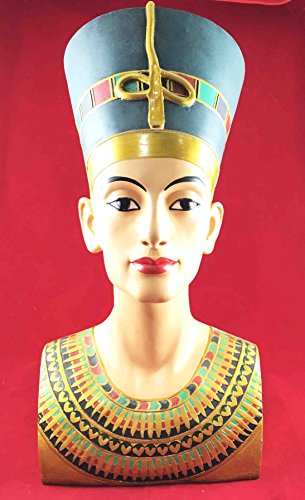 【中古】【未使用・未開封品】LargeエジプトネフェルティティBust Statue 18?" H詳細な職人技Sculpture|AJIMURA-SHOP