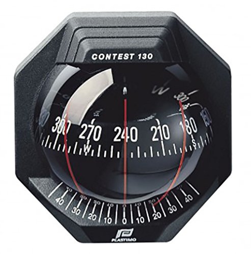 【中古】【未当て嵌める・未開封品】Nautos 40034???Contest 130羅針儀???Inclinedマウント???ブラックベゼルwith黒いことcard-plastimo