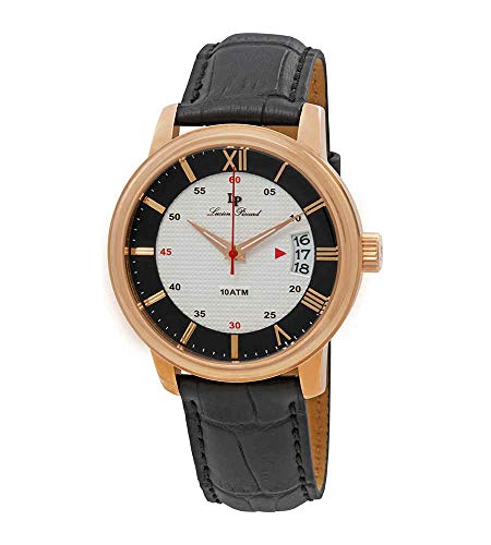 【中古】【未使用・未開封品】Lucien Piccard Men 's ' Amici ' Quartzステンレススチールand BlackレザーCasual Watch ( Model : lp-40019-rg-02s-bc )|AJIMURA-SHOP