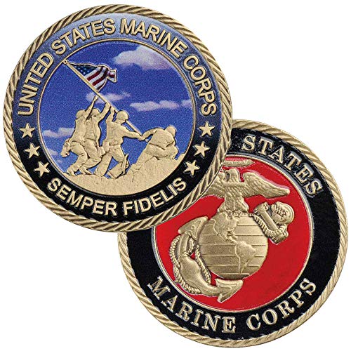 【中古】【未使用・未開封品】アメリカ合衆国海兵隊Semper Fidelis Challenge Coin