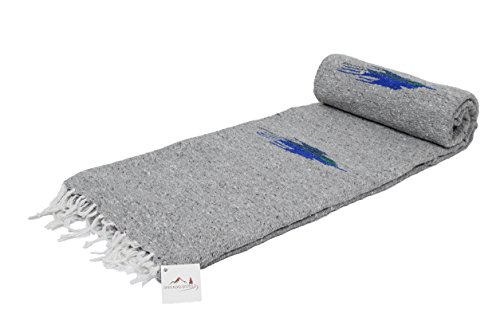 【中古】【未当て嵌める・未開封品】Open Road Goods 薄墨色 瑜伽毛布 朦々たる メキシカンサンダーバードブランケット お手々お手伝いさん 瑜伽用