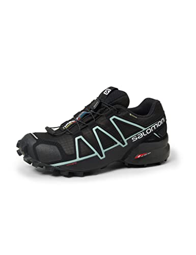 【中古】【未当て嵌める・未開封品】Salomon (サロモン) レディース Speedcross 4 GORE-TEX トレイル 駈けっくらシューズ US 大きさ: 24.5 色つや: 黒いこと [並行輸入品]
