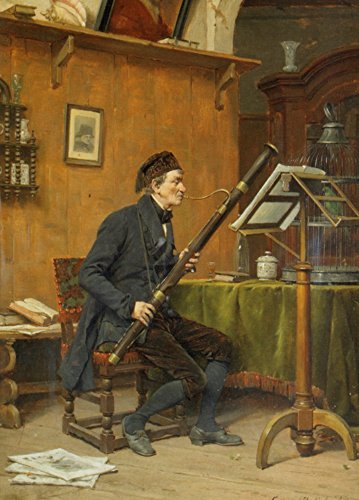 【中古】【未使用・未開封品】The Bassoon Player by Gerard Portielje 18" x 24" CAMZN48893-CP-1824｜AJIMURA-SHOP