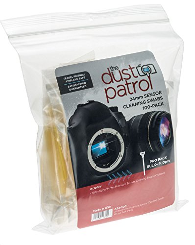 【中古】【未使用・未開封品】Dust Patrol Alpha 24mm Sensor Cleaning Kit 6 (100 Pieces) [JU2185]