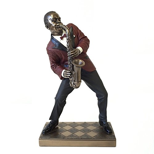 【中古】【未使用・未開封品】Alto Saxophone Player Statue Sculpture - Jazz Band Collection｜AJIMURA-SHOP