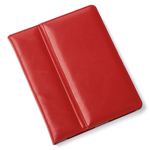 【中古】【未当て嵌める・未開封品】フロントゲートイタリアンレザーiPad上衣、赤いこと