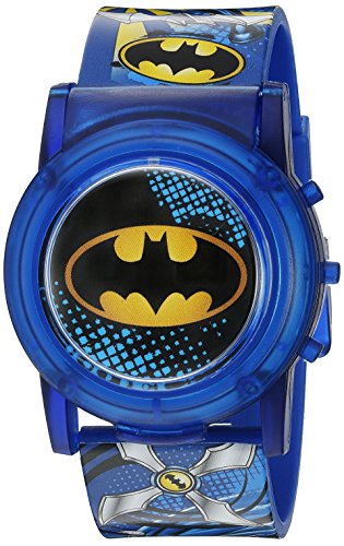 【中古】【未使用・未開封品】DC Comics ボーイズ アナログクォーツ 腕時計 プラスチックストラップ付き ブルー 23 (モデル:BAT4405SR)