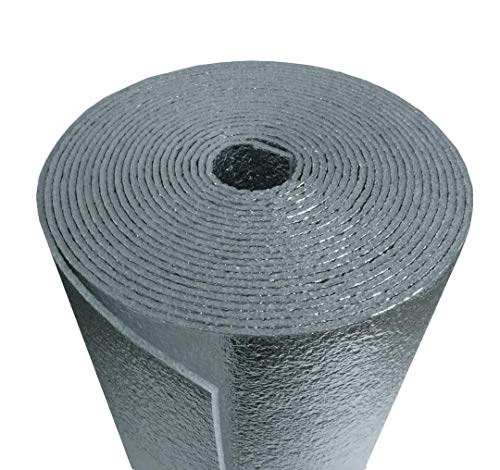 【中古】【未当て嵌める・未開封品】6?Inch x 125?フィート low-e照りかえすFoam Core 1?/ 4in厚HVACエアダクトパイプ水道の栓weatherization断熱材一回り
