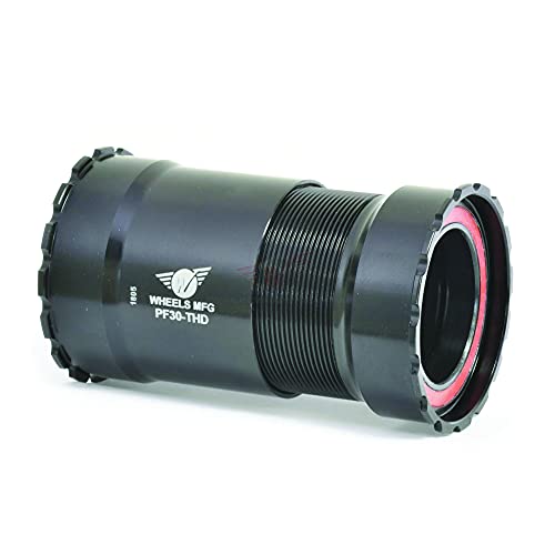 【中古】【未当てはめる・未開封品】Wheels Manufacturing PF30 Bottom Bracket with Zero Ceramic Bearings: Threaded, by Wheels Manufacturing