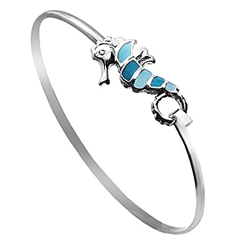 【中古】【未使用・未開封品】Seahorse Sea LifeラッチCuffブレスレットbyケープコッドjewelry-ccj シルバー|AJIMURA-SHOP