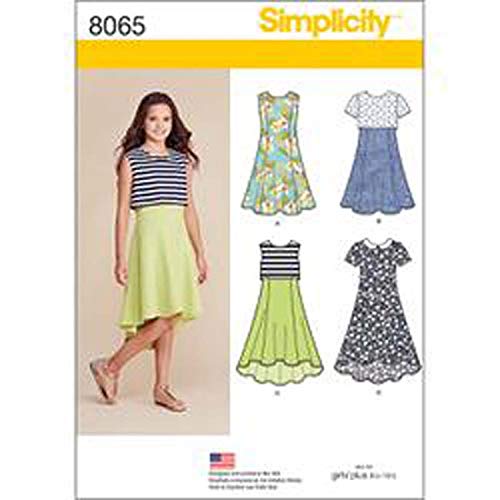 【中古】【未使用・未開封品】Simplicity Patterns Girls' and Girls' Plus Dress or Popover Dress Size: BB (8 1/2 - 16 1/2), 8065 by Simplicity Creative Patterns 10,074円