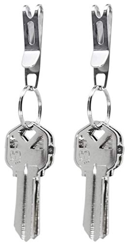 【中古】【未使用・未開封品】(キースマート) KeySmart ナノクリップ | ポケットクリップキーリングホルダー - あなたの鍵を固定して ポケットの膨らみをなくします (2 Pack)|AJIMURA-SHOP