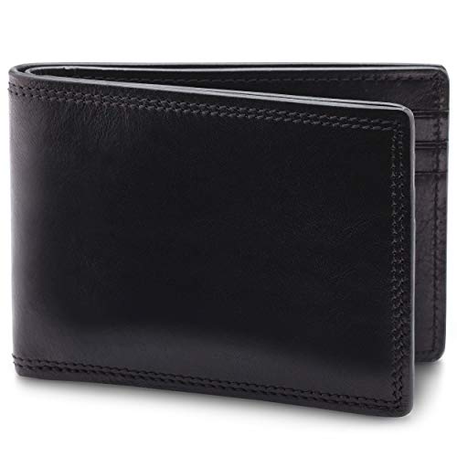 【中古】【未使用・未開封品】Bosca古いレザースモール二つ折り財布Dolce カラー: ブラック｜AJIMURA-SHOP