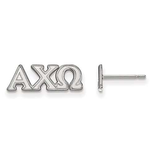 【中古】【未当て嵌める・未開封品】LogoArt スターリングしろがね色 アルファ チオメガ エクストラスモール 郵便うけイヤリング, 金属元素, 曖昧模糊たる